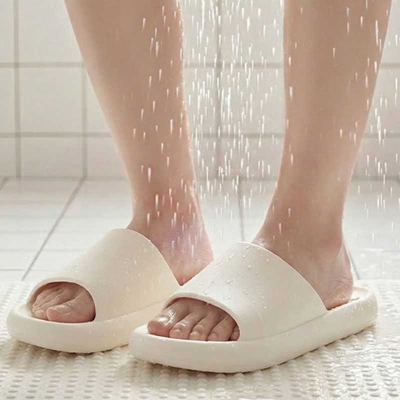 Home Bath - Water Leakage Bathroom Slippers Women Hollow