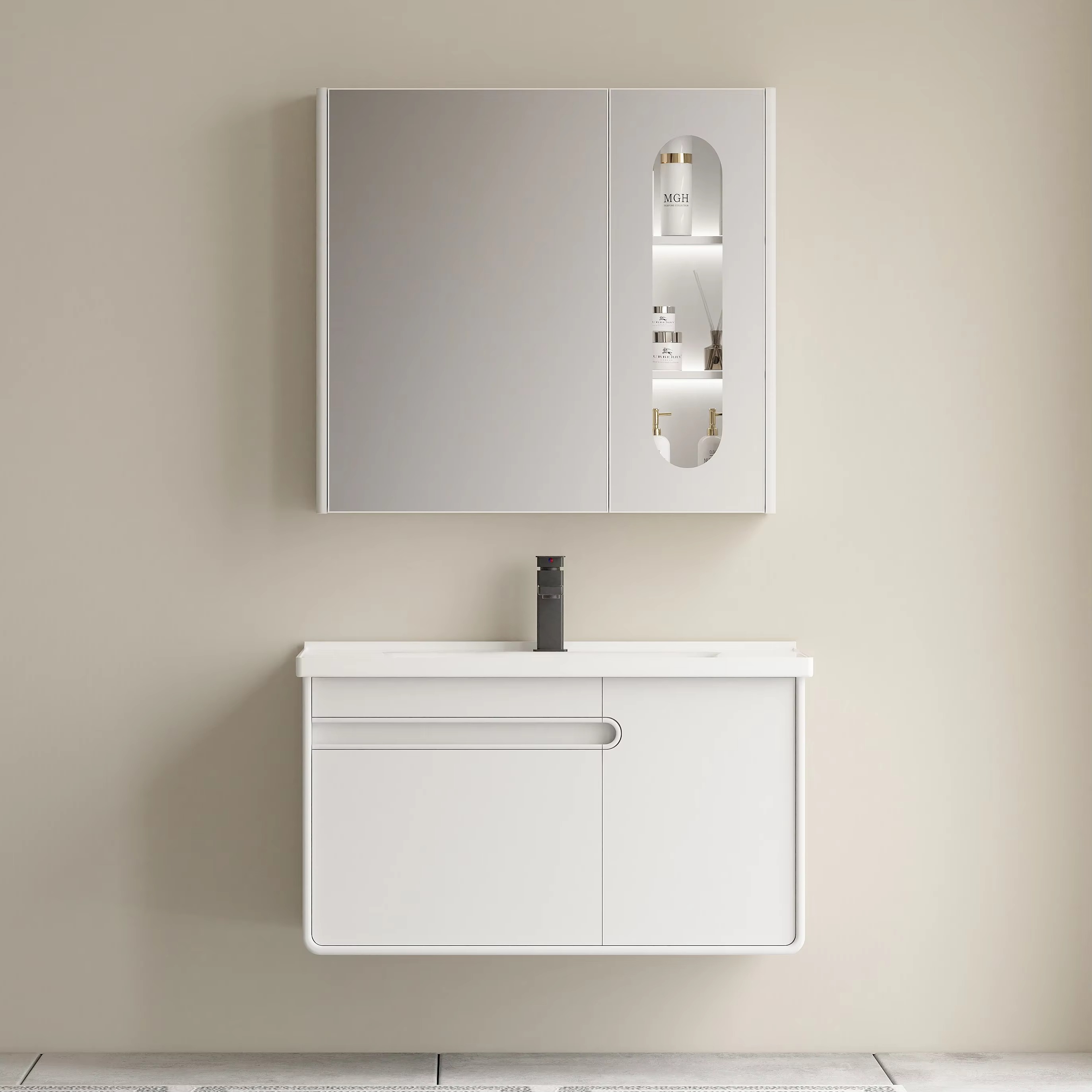 Home Goods Bathroom Cabinets - klChaozhou Good Quality Wall Mounted PVC