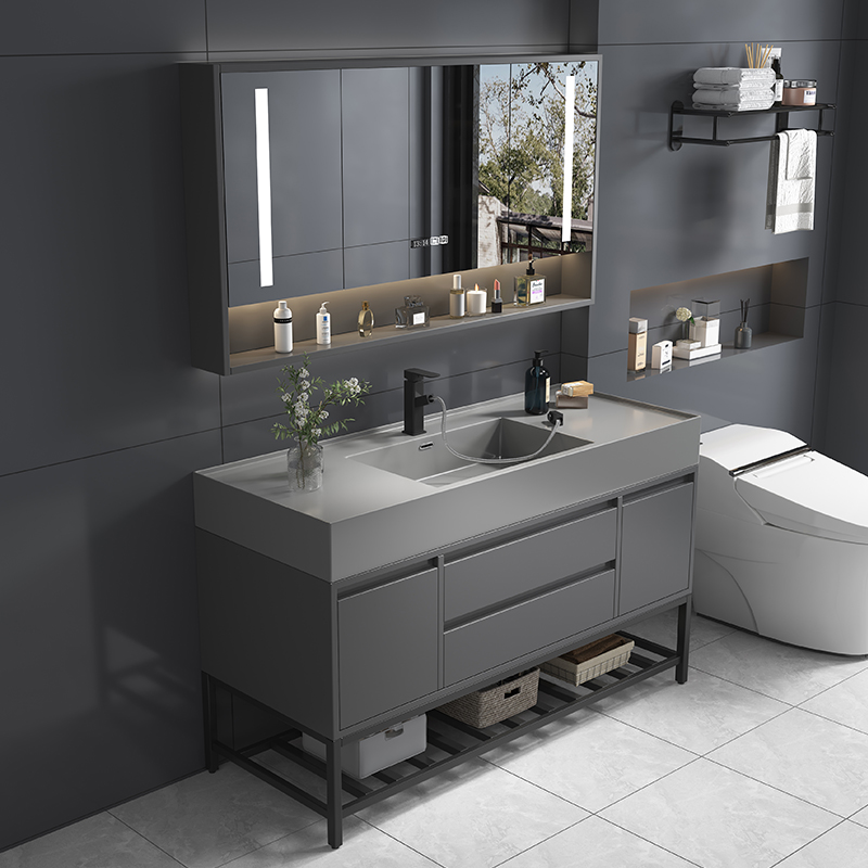 Home Bathroom Vanity Combo - Luxury Skincare Bathroom Cabinet Organizer Storage