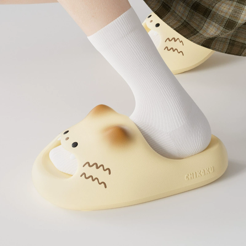 Home Bath - Funny Open Toe Cat Slippers with