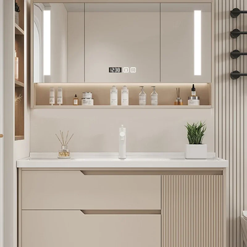 Home Bathroom Vanity Combo - Furniture Basin Combination Bathroom Cabinet Modern