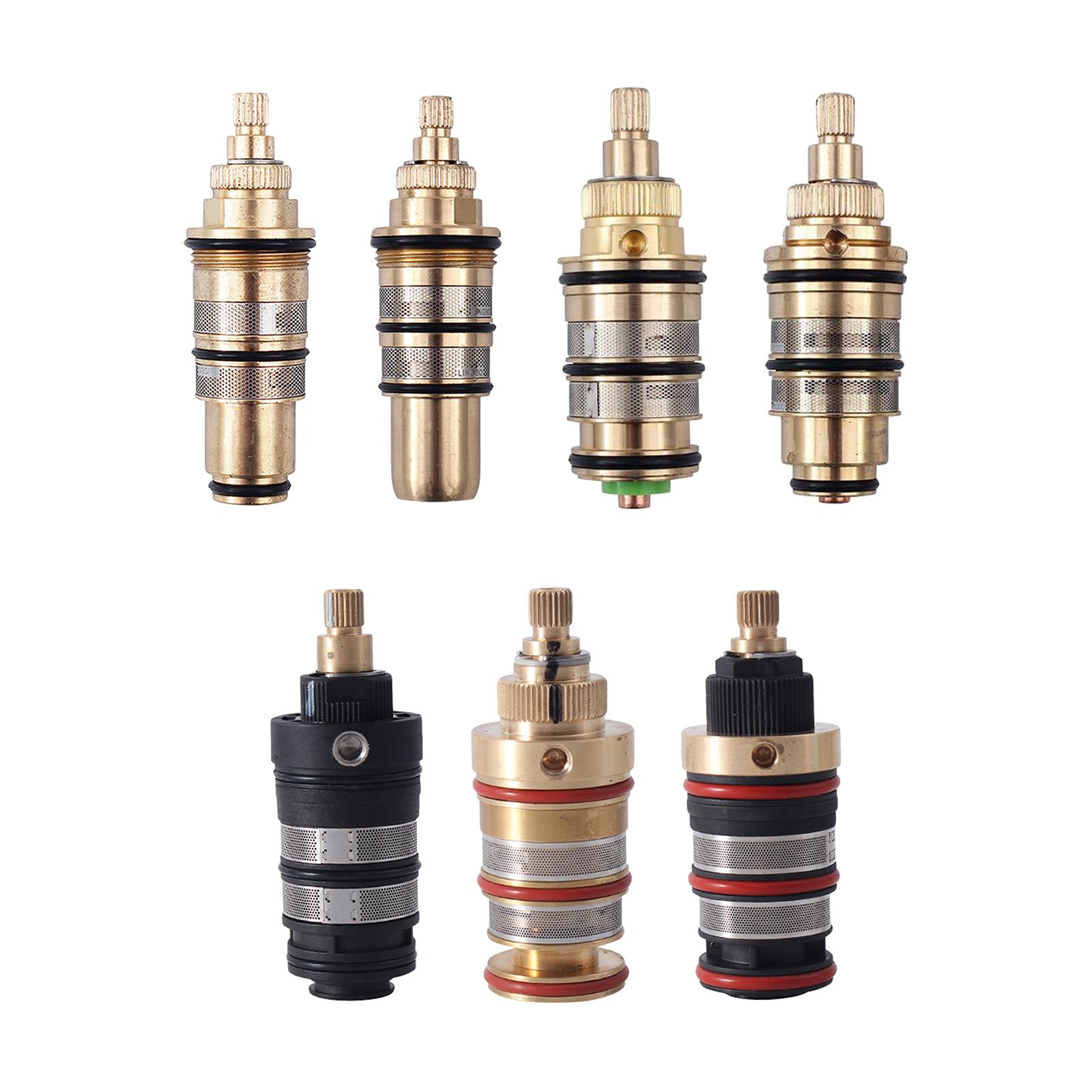 Basin Mixer Tap - Thermostatic Cartridge Valve Shower Brass Bathroom