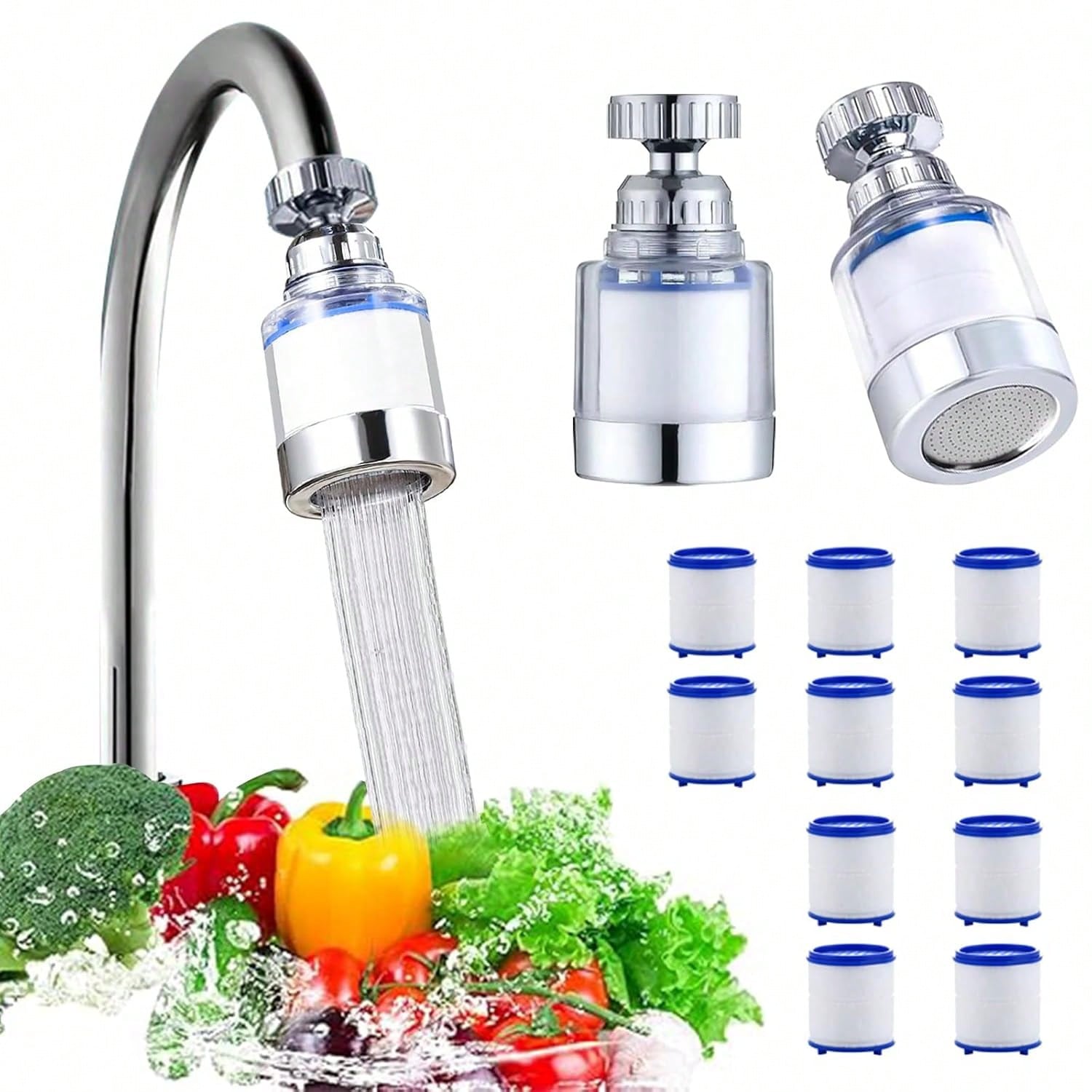 Home Bathroom Faucets - 10/20/30 Pack Sink Water Faucet Filter