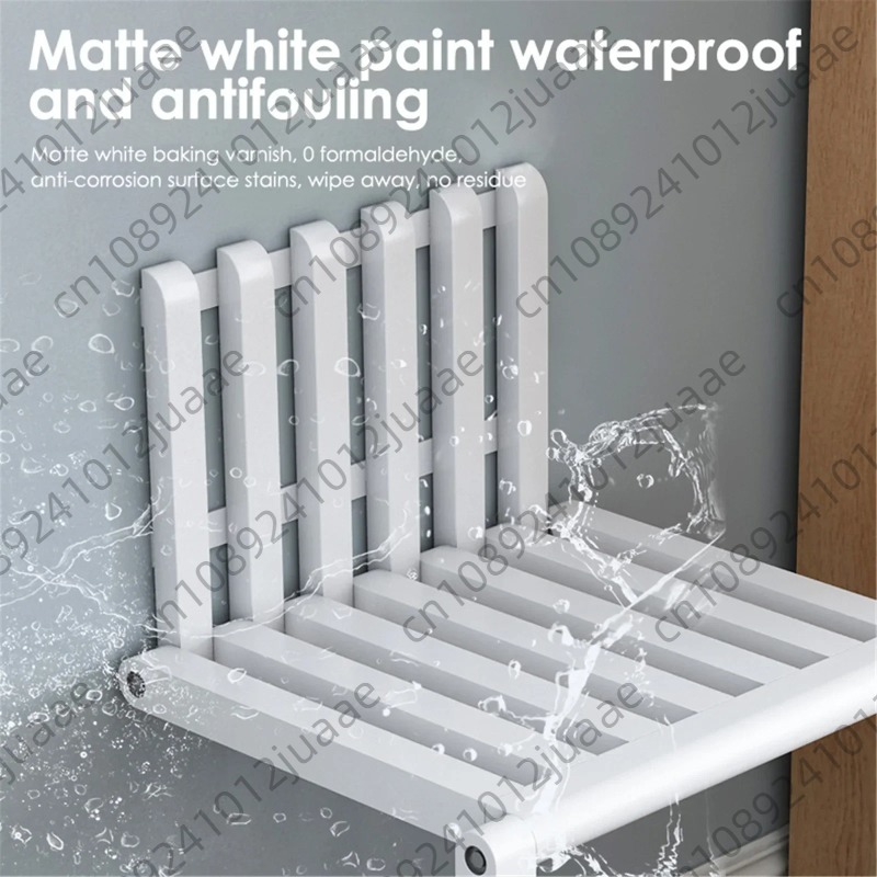 Home Bathroom Cabinets - Wall Mounted Folding Chair Solid Wood