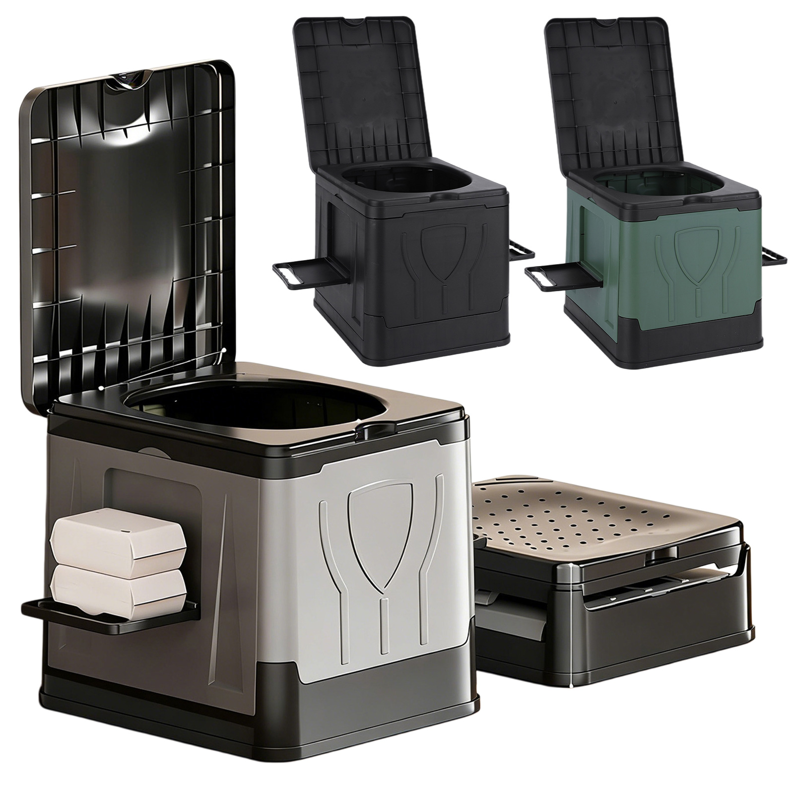 Toilet Paper Holder - Camping Toilet, Portable Toilet for Adults,