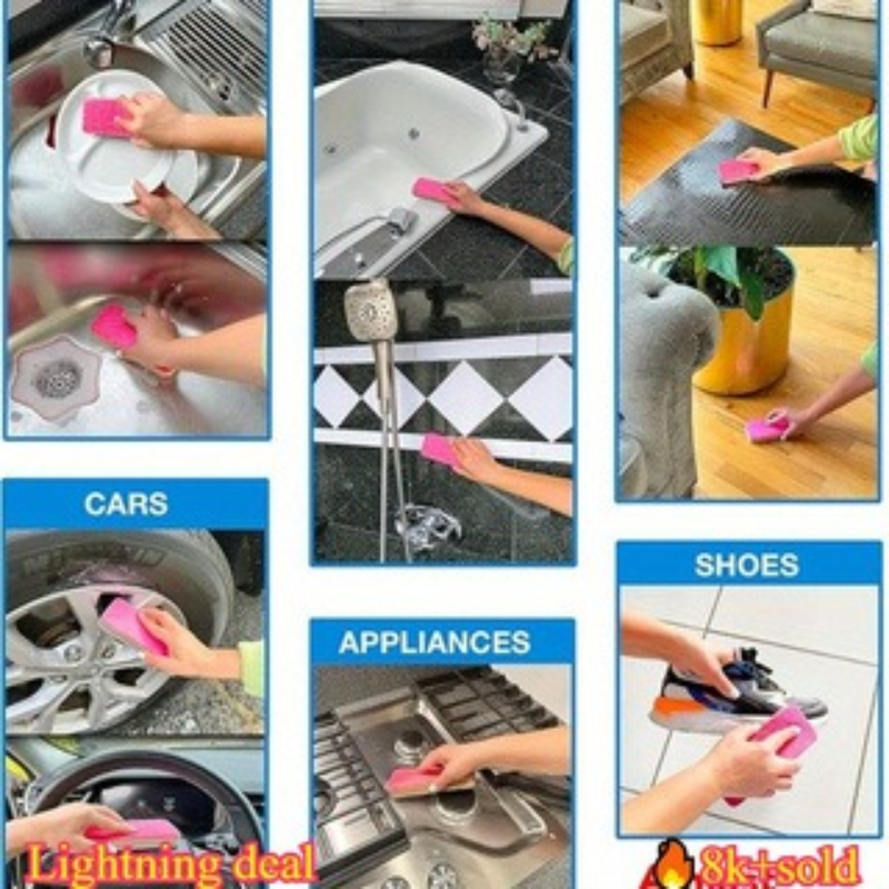 Home Kitchen Bathroom Cleaning - 1PC ,12 layer fiber, perfect cleaning