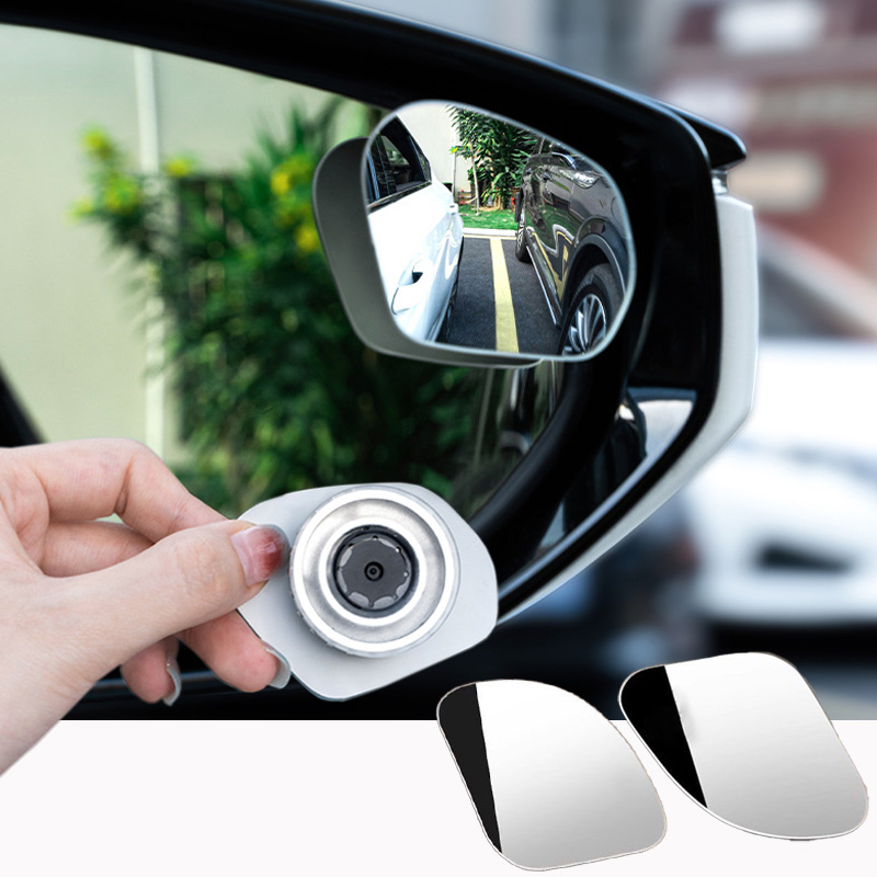 Shaving Mirror Suction - 2Pcs Suction Cup Blind Spot Mirror