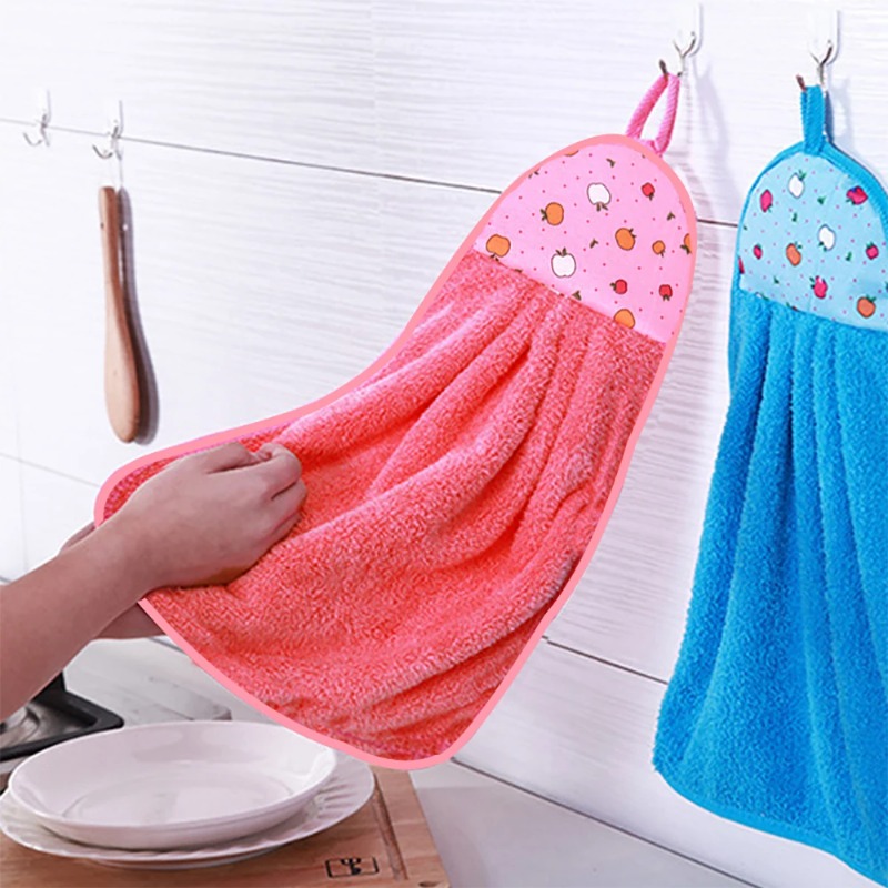 4pcs 20*32cm Small Hand Towels - Home Kitchen Bathroom Cleaning ulasan dan harga