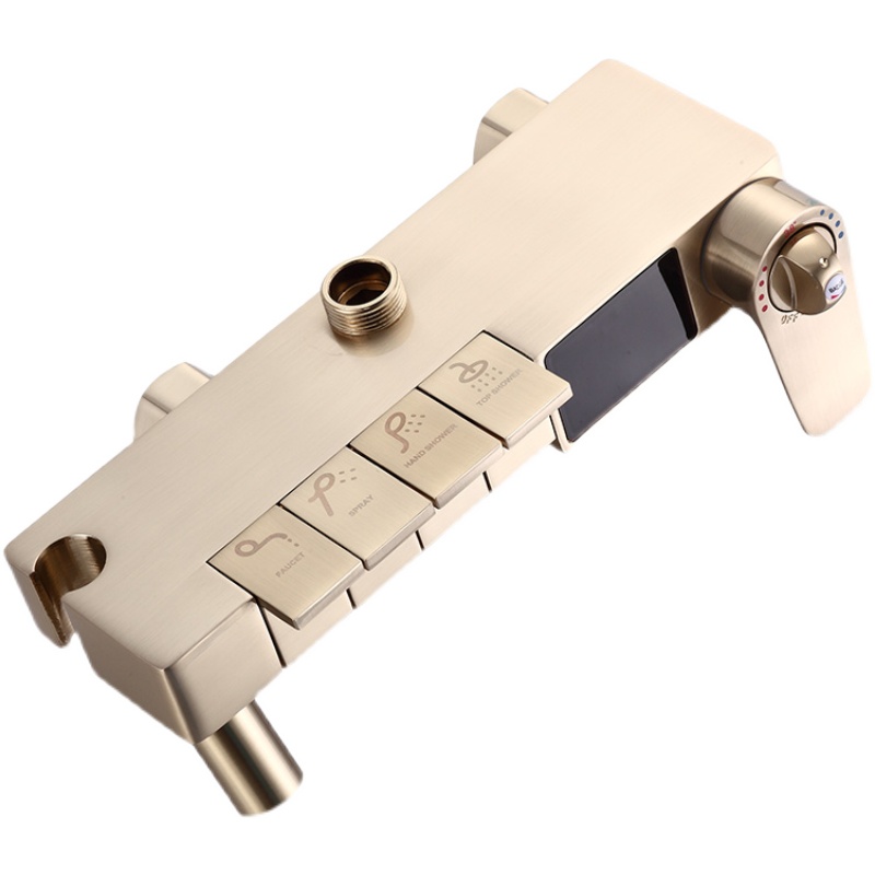 Brushed Gold Digital Bathrooom - Home Bathroom Faucets ulasan dan harga