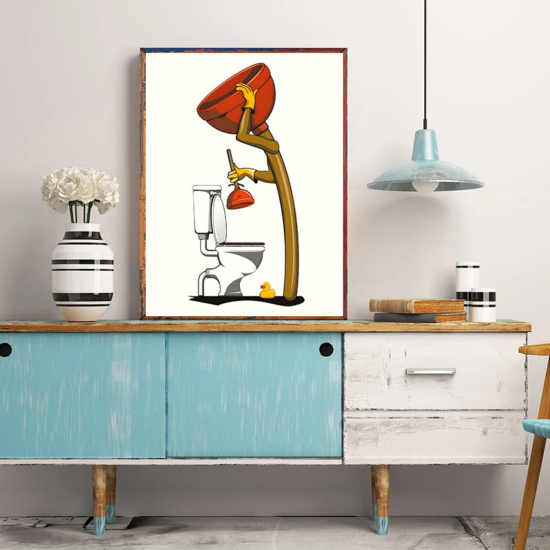 1PCS Frameless Fun Bathroom An - Toilet Paper Holder ulasan dan harga