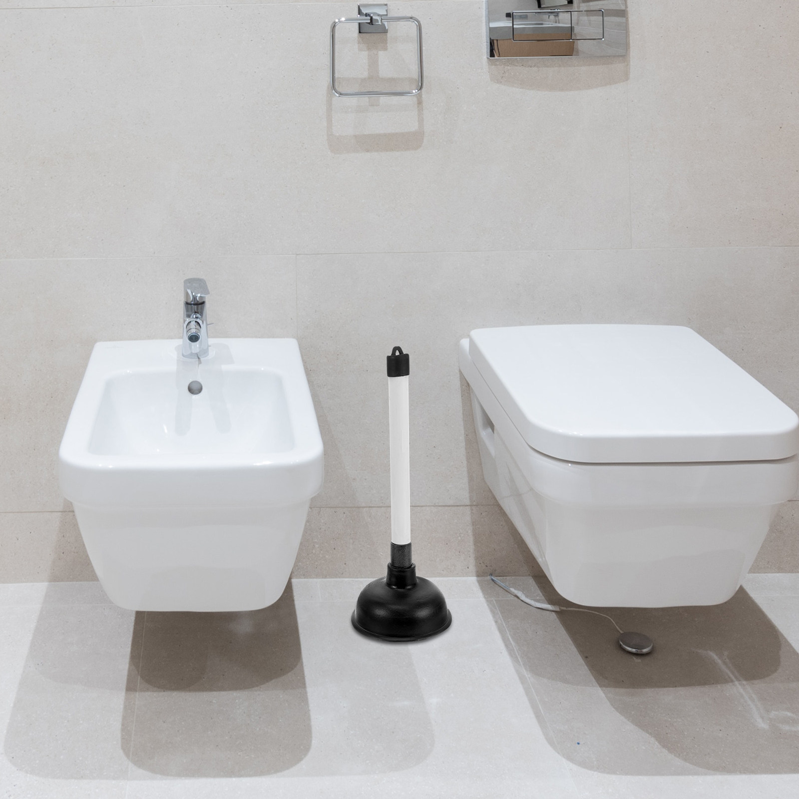 Powerful Toilet Plunger for Ho - Home Kitchen Bathroom Cleaning ulasan dan harga