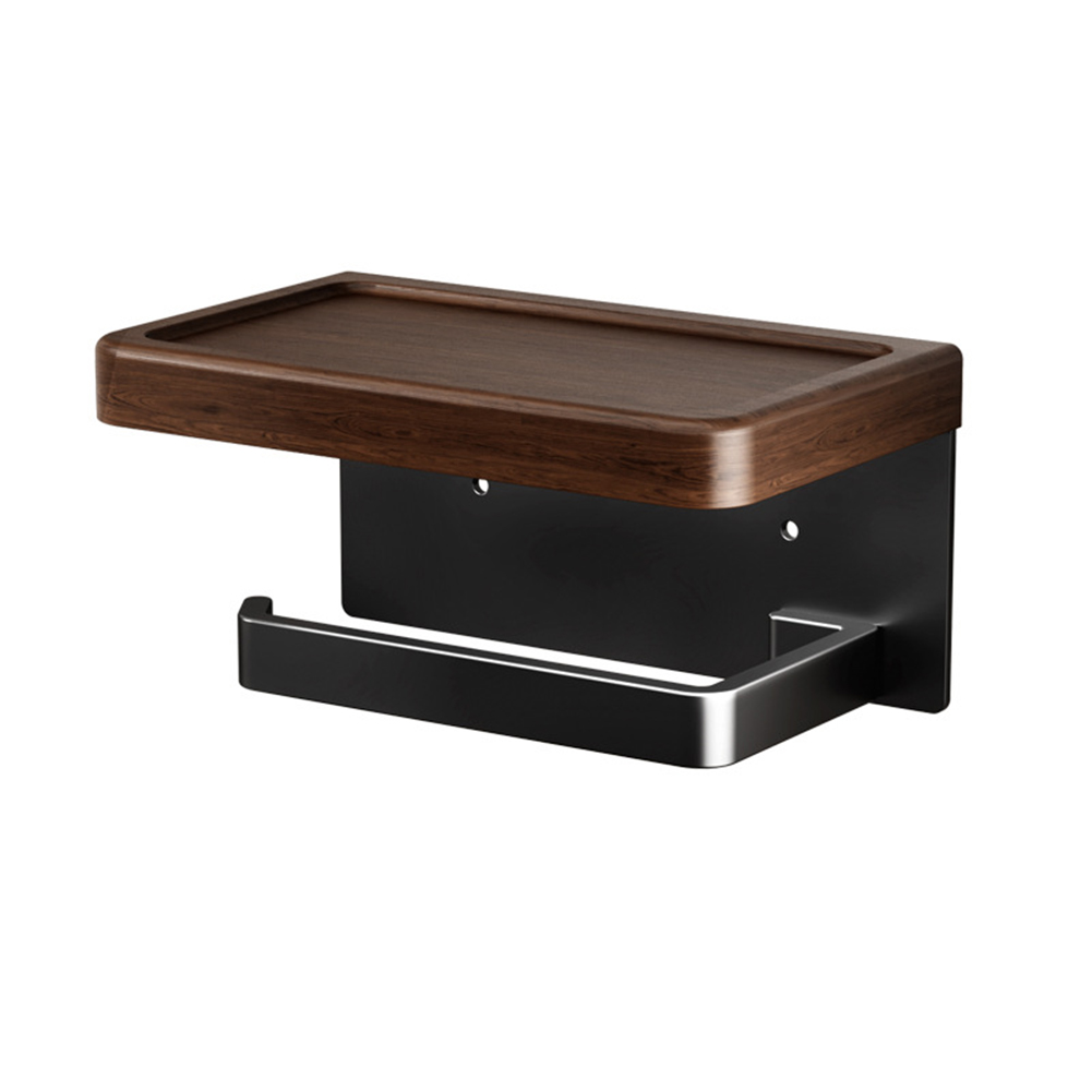 Wood Toilet Roll Holder With P - Toilet Paper Holder ulasan dan harga
