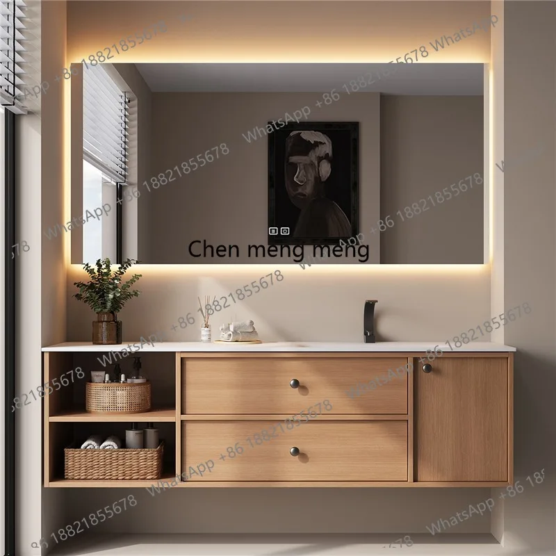 01A aesthetic Save space cupbo - Home Bathroom Vanity Combo ulasan dan harga