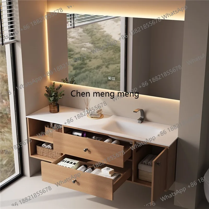 01A aesthetic Save space cupbo - Home Bathroom Vanity Combo ulasan dan harga
