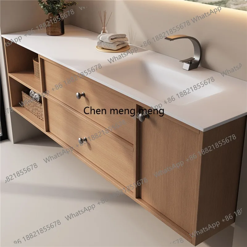 01A aesthetic Save space cupbo - Home Bathroom Vanity Combo ulasan dan harga
