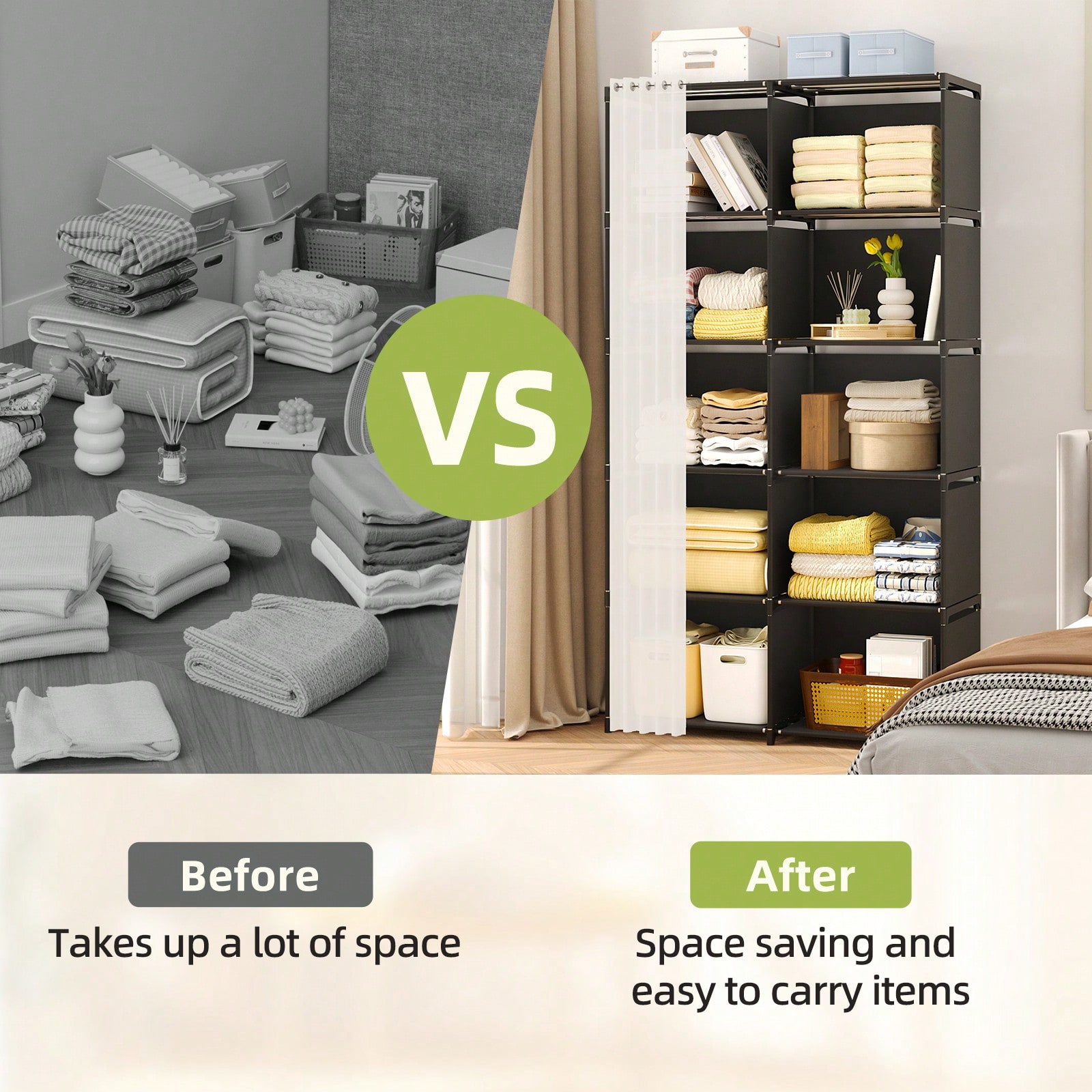 Tomnk 4/10 Compartments Simple - Home Bathroom Cabinets ulasan dan harga
