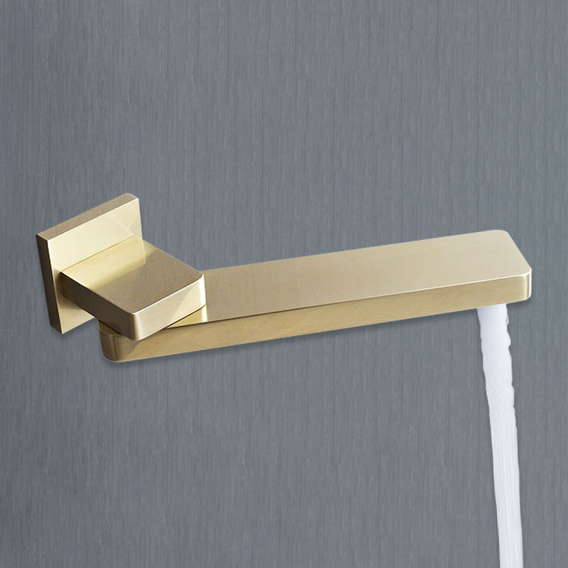 Concealed Brushed Gold Shower  - Home Bathroom Faucets ulasan dan harga