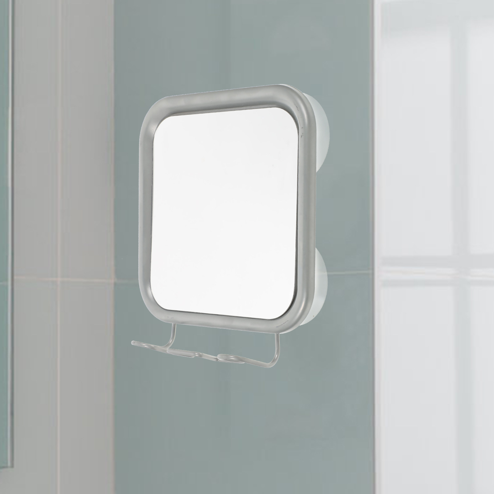 High Definition Fogless Shower - Shaving Mirror Suction ulasan dan harga