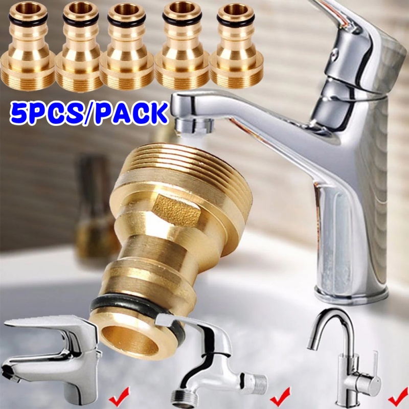 1/ 5PCS Universal Brass Tap Ki - Basin Mixer Tap ulasan dan harga