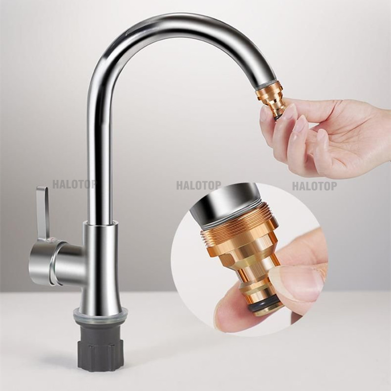 1/ 5PCS Universal Brass Tap Ki - Basin Mixer Tap ulasan dan harga