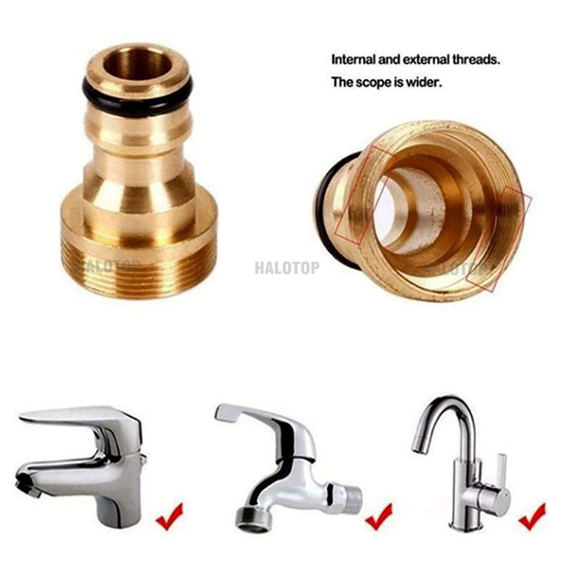 1/ 5PCS Universal Brass Tap Ki - Basin Mixer Tap ulasan dan harga