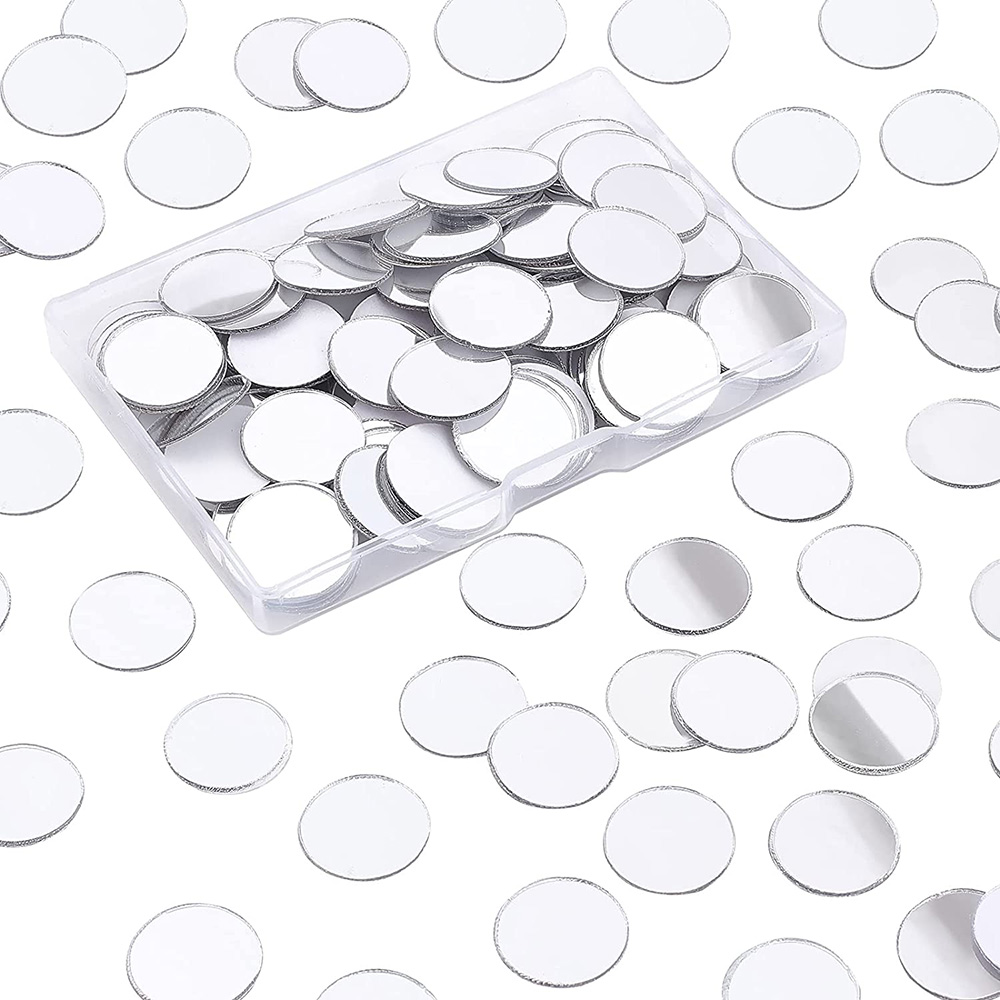 50PCS Round Mini Mosaic Tiles  - Home Bathroom Wall Tiles ulasan dan harga