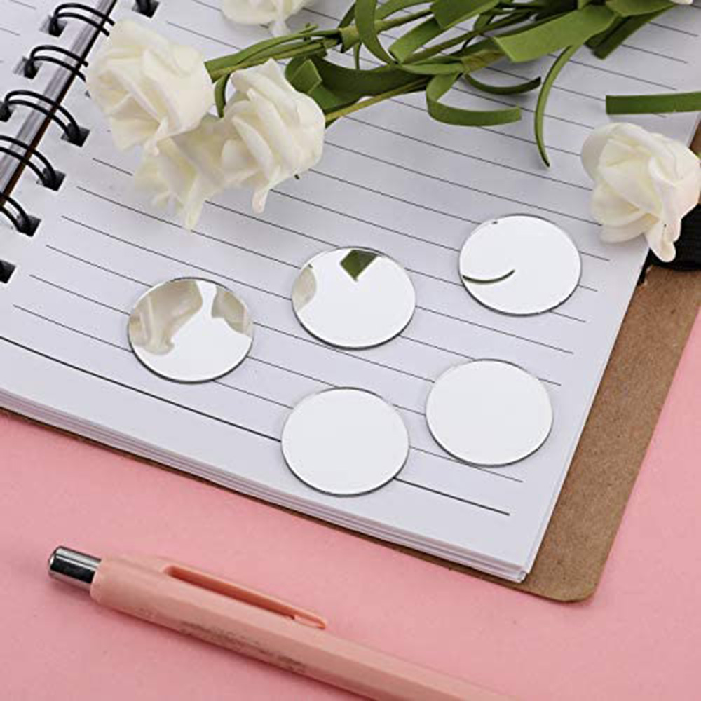 50PCS Round Mini Mosaic Tiles  - Home Bathroom Wall Tiles ulasan dan harga