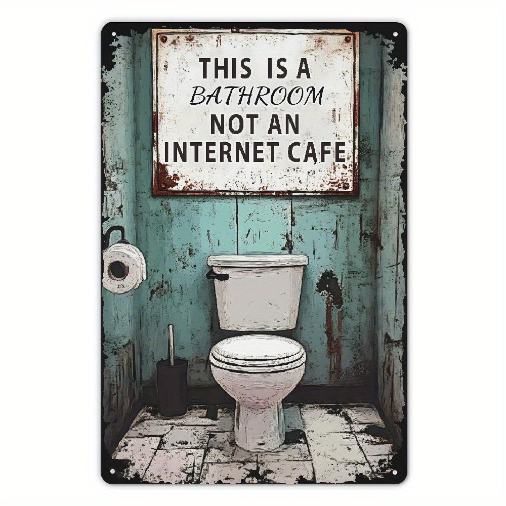 Funny Sarcastic Iron Bathroom  - Home Decor Bathroom Ideas ulasan dan harga