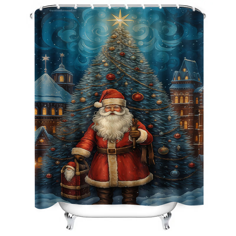 Tuniu Festive Santa Claus Bath - Home Decor Bathroom Ideas ulasan dan harga