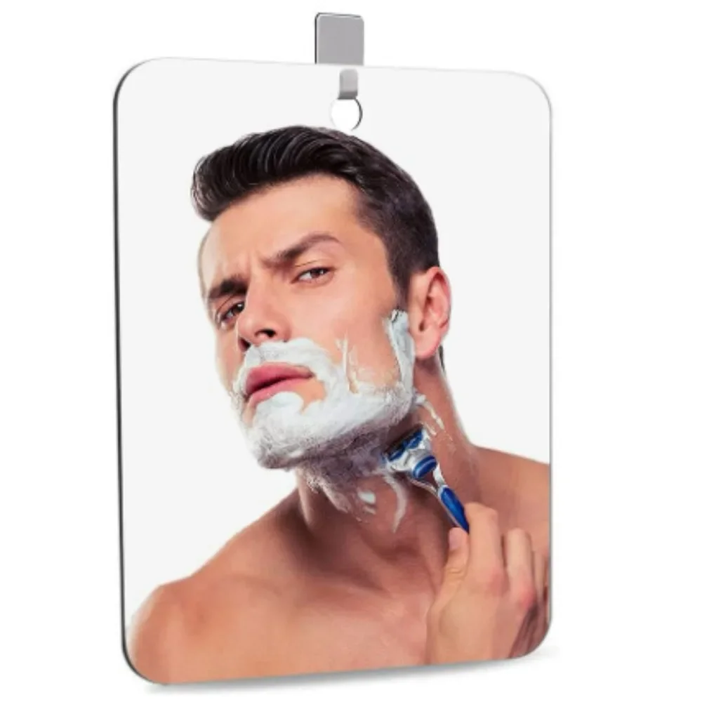 New 1pcs Acrylic Mirror With W - Shaving Mirror Suction ulasan dan harga