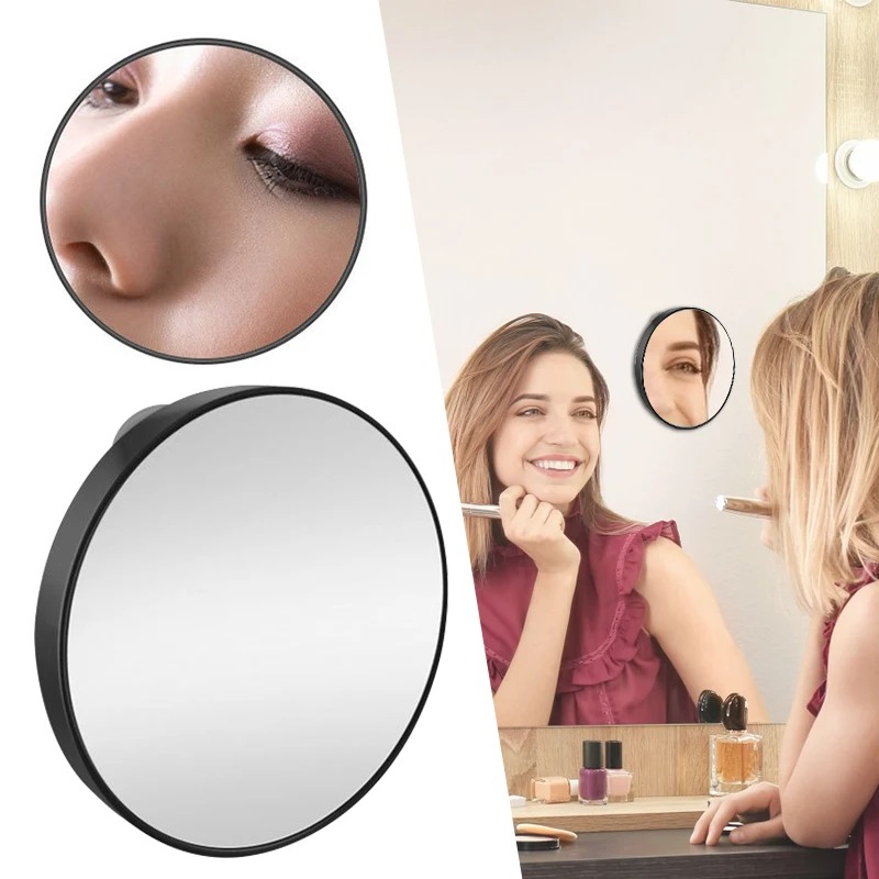 10x Magnification Mirror With  - Shaving Mirror Suction ulasan dan harga