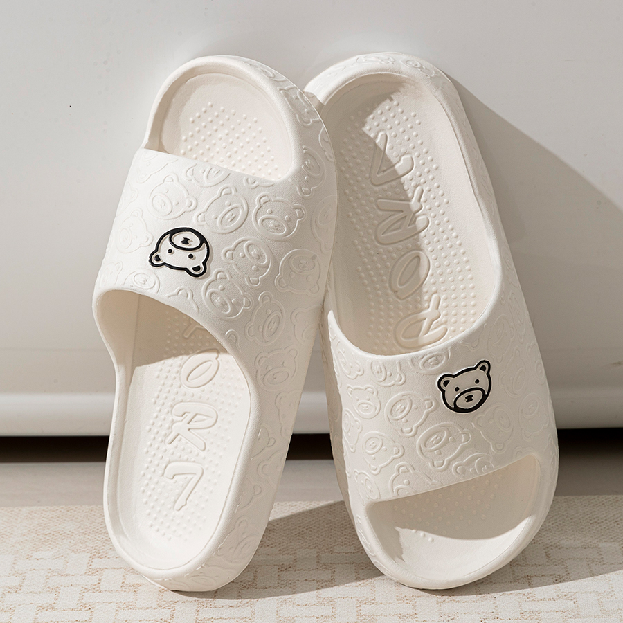 Printting Cute Bear Women Slip - Home Bath ulasan dan harga