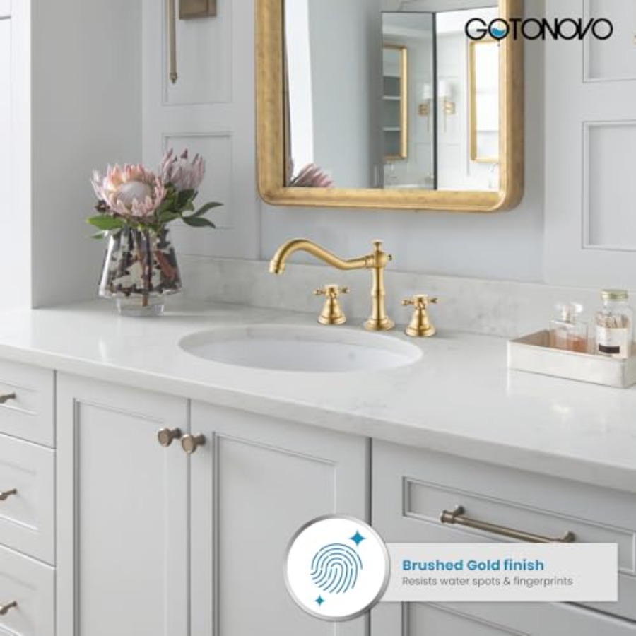 3 Hole Widespread Bathroom Sin - Basin Mixer Tap ulasan dan harga