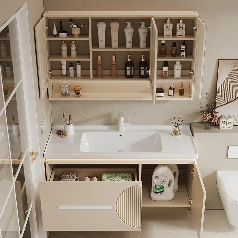 Mobile Laundry Cabinet Hanging - Home Bathroom Vanity Combo ulasan dan harga
