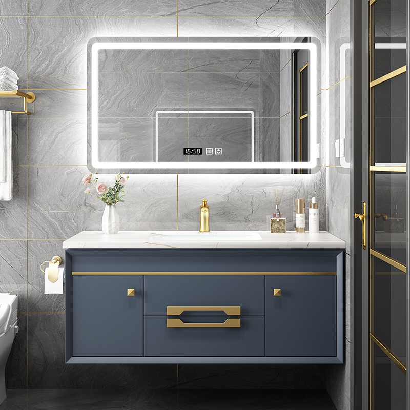 Black Sink Luxury Bathroom Cab - Home Bathroom Vanity Combo ulasan dan harga