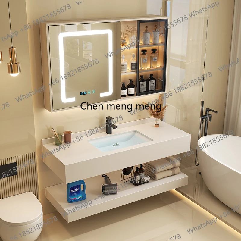 Organizer Storage Bathroom Cab - Home Bathroom Vanity Combo ulasan dan harga