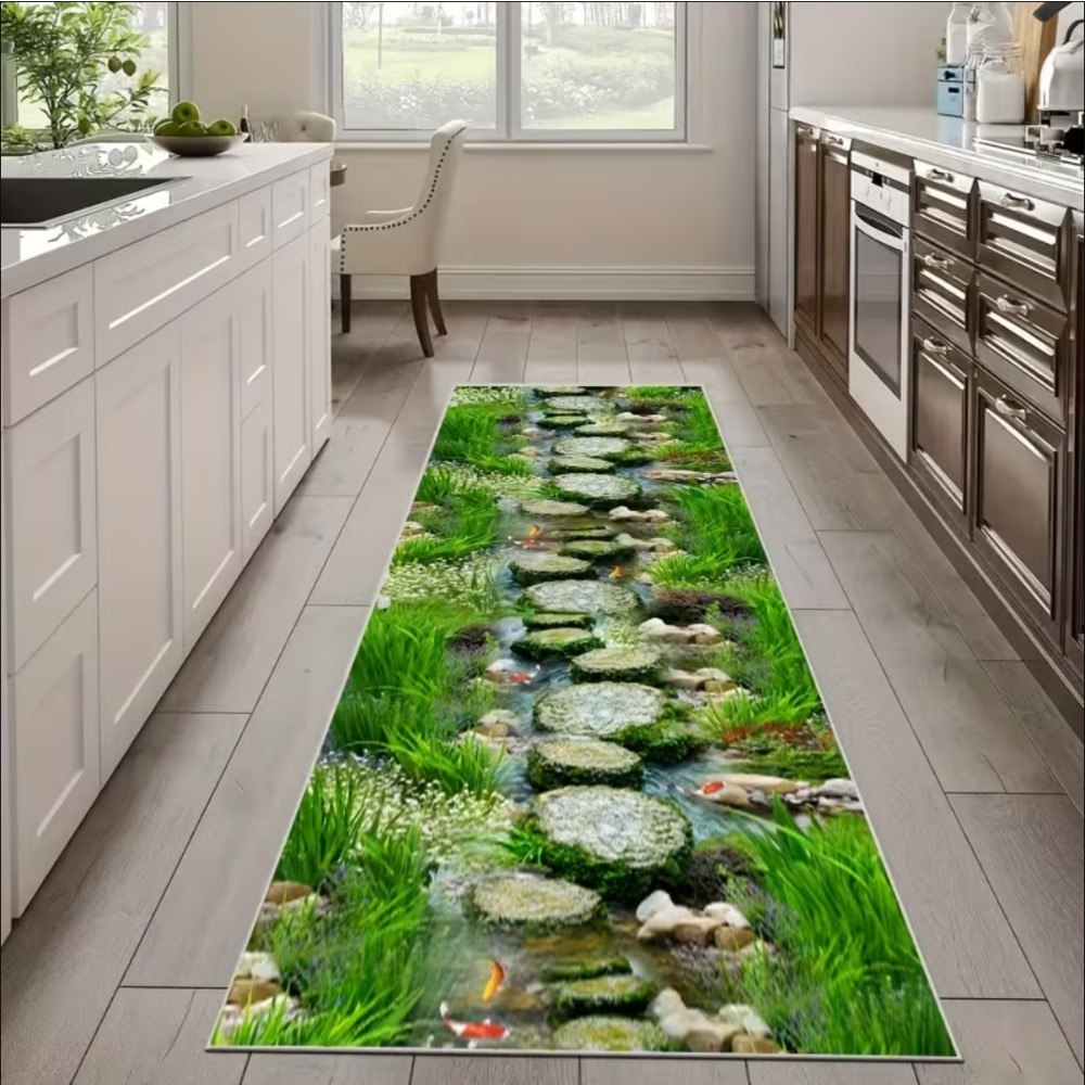 Fun Bridge Flowing Theme Carpe - Home Kitchen Bathroom Cleaning ulasan dan harga