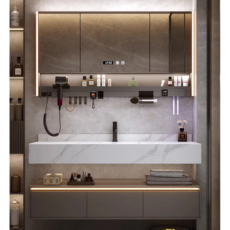 Modern Simplicity Bathroom Cab - Home Bathroom Vanity Combo ulasan dan harga