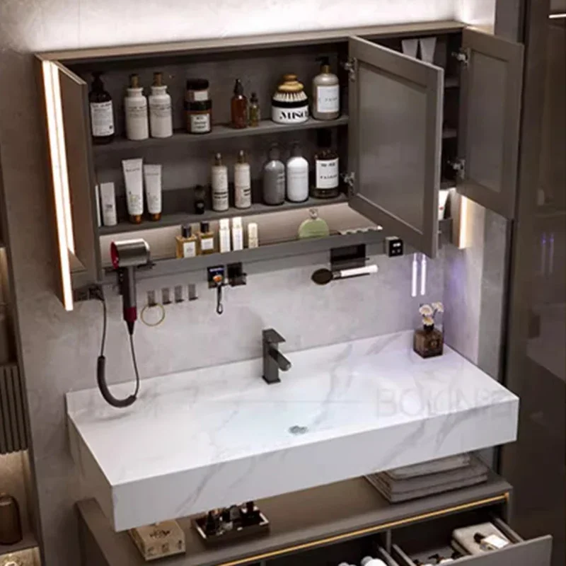 Modern Simplicity Bathroom Cab - Home Bathroom Vanity Combo ulasan dan harga