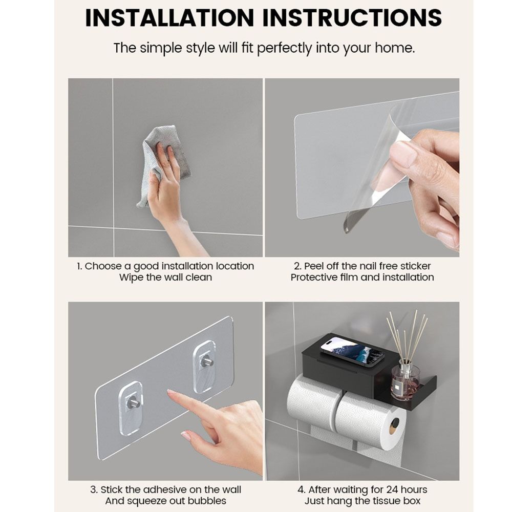 Stainless Steel Toilet Paper H - Toilet Paper Holder ulasan dan harga
