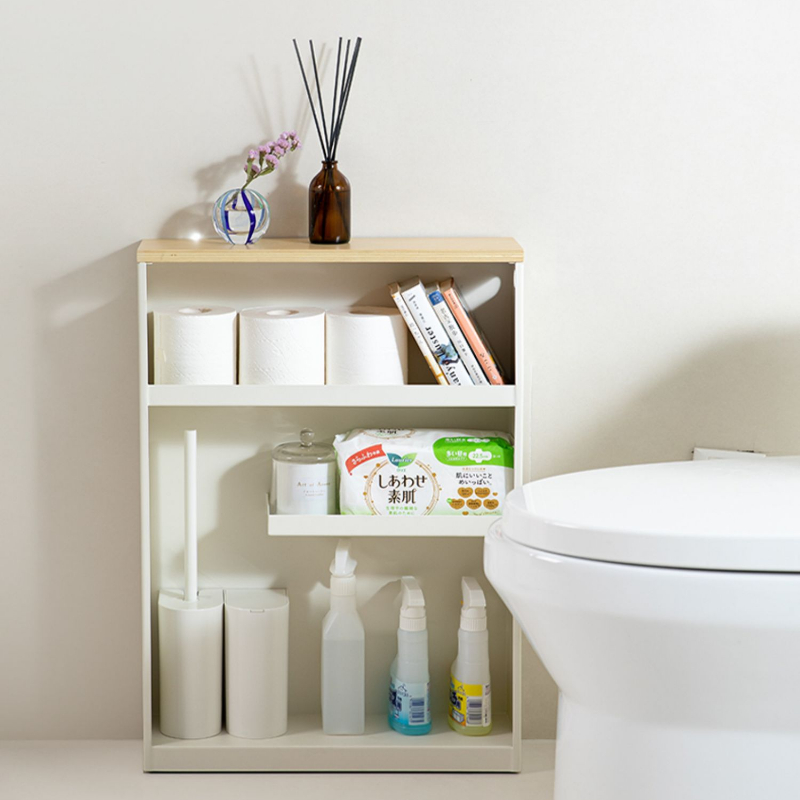 Iron Bathroom Gap Storage Shel - Home Bathroom Cabinets ulasan dan harga