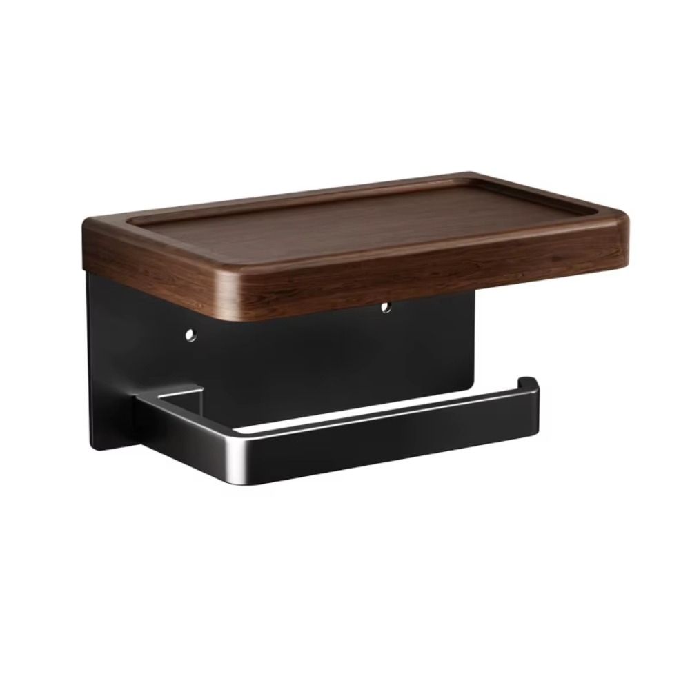 Wood Material Wall-Mounted Toi - Toilet Paper Holder ulasan dan harga