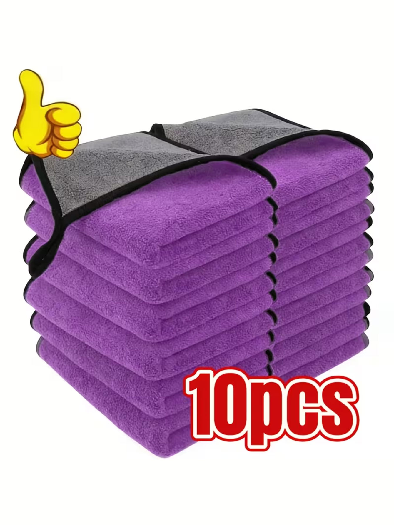 10-Pack Double-Sided Coral Vel - Home Kitchen Bathroom Cleaning ulasan dan harga