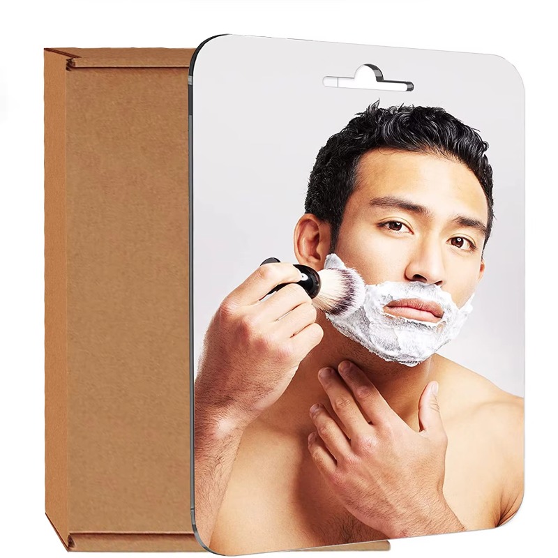 30x20CM Big Size Acrylic Anti  - Shaving Mirror Suction ulasan dan harga