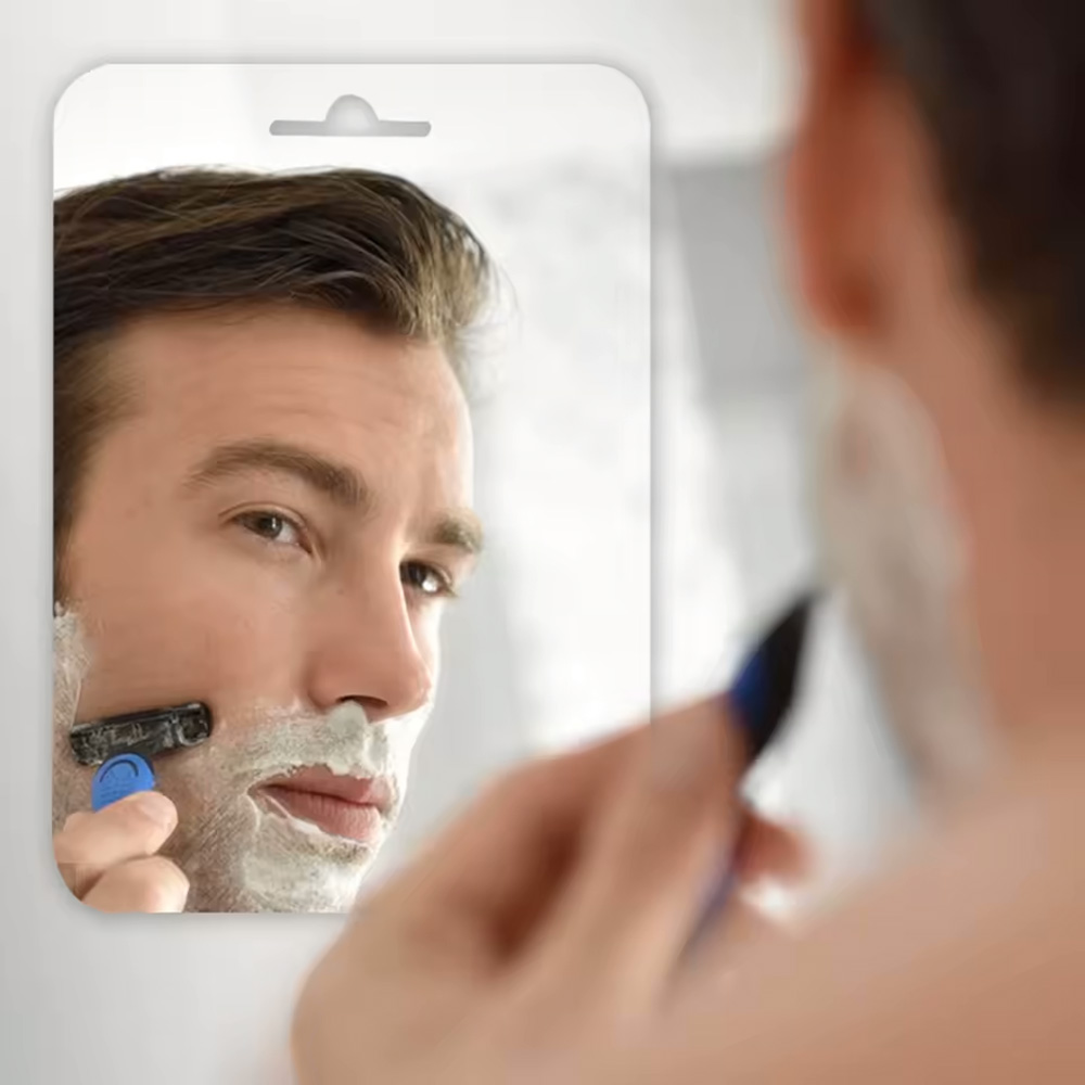 Acrylic Mirror With Wall Sucti - Shaving Mirror Suction ulasan dan harga