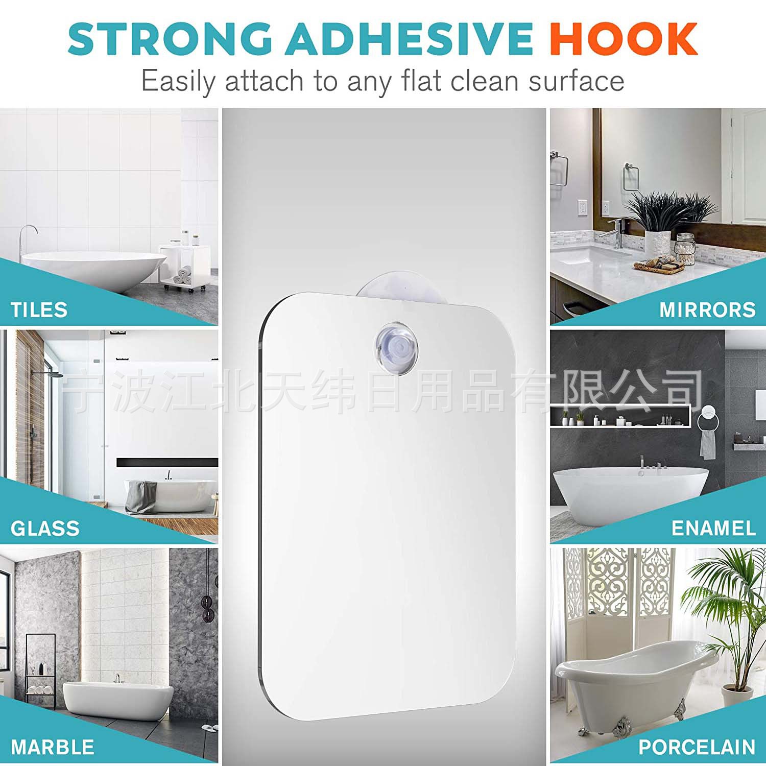 Acrylic Mirror With Wall Sucti - Shaving Mirror Suction ulasan dan harga