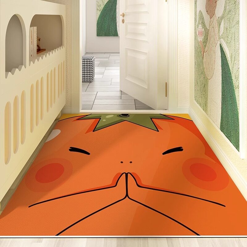 Kitten PVC Kitchen Floor Mat C - Home Kitchen Bathroom Cleaning ulasan dan harga