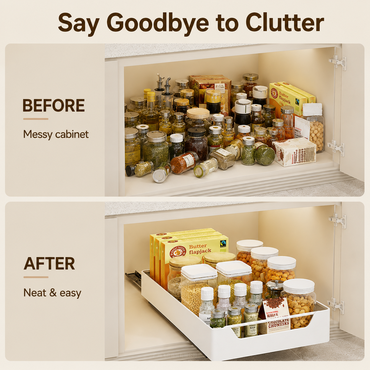 Pull-Out Cabinet Organizer No  - Home Goods Bathroom Cabinets ulasan dan harga