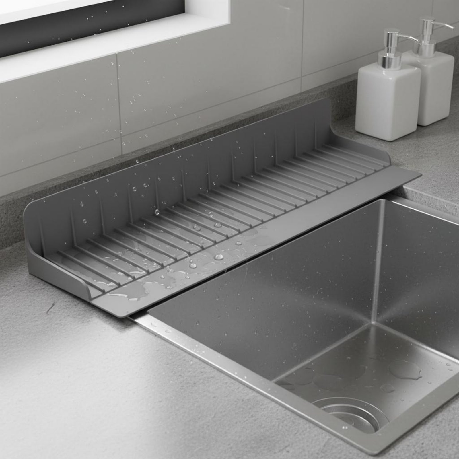 Silicone Sink Splash Guard Wat - Home Bathroom Cabinets ulasan dan harga