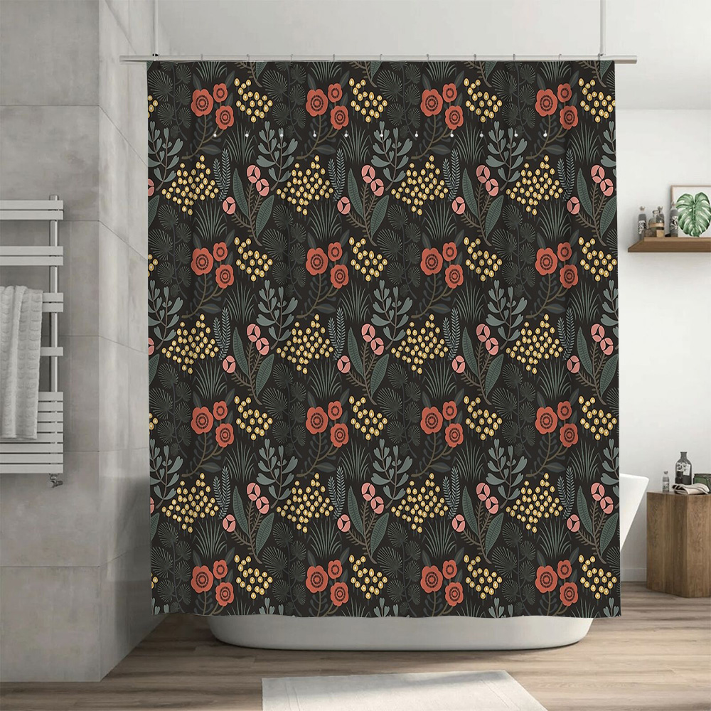 Floral Shower Curtain Botanica - Home Bathroom Upgrades ulasan dan harga
